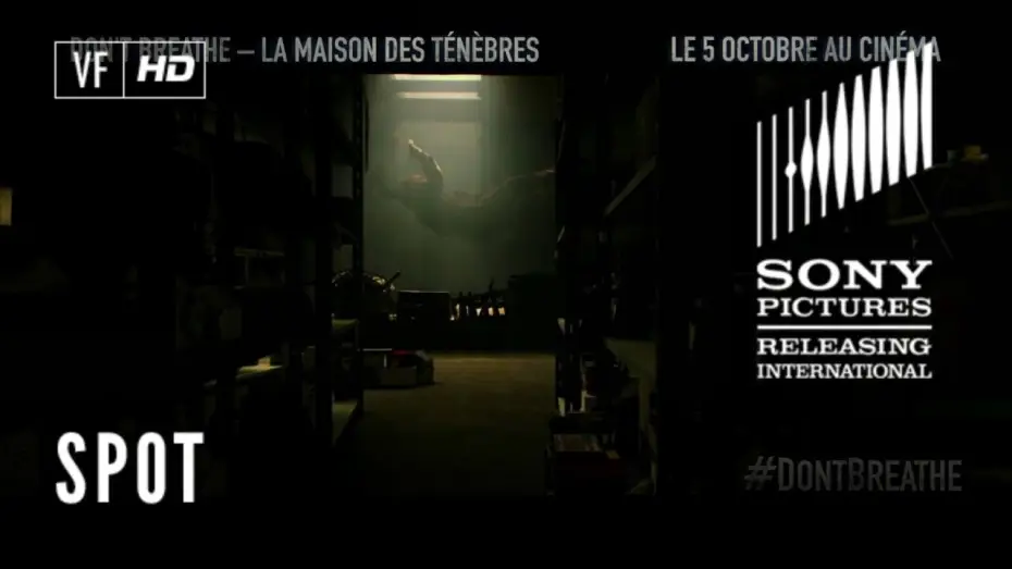 Відео до фільму Не дихай | Don't Breathe - La Maison des T&eacute;n&egrave;bres - TV Spot EVERYONE 15" - VF