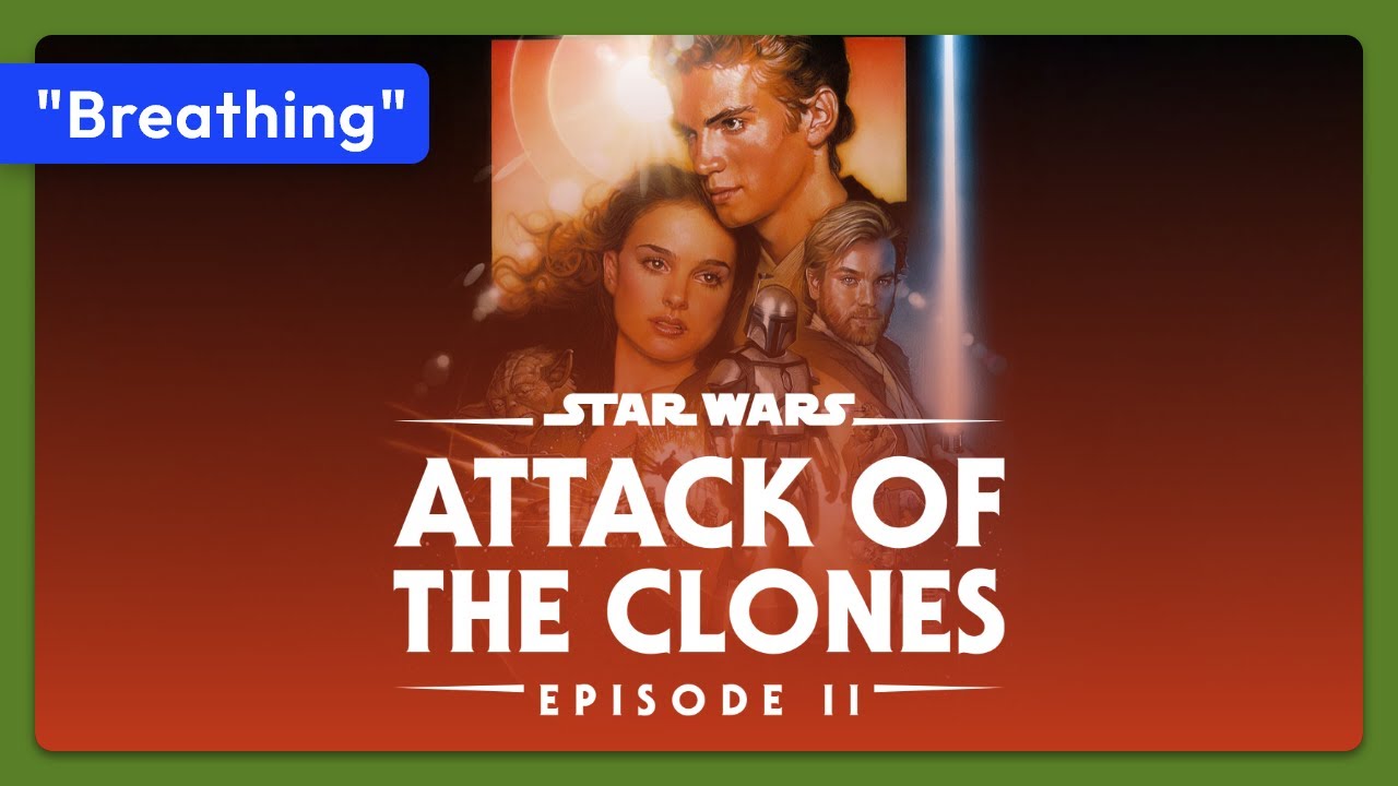 Відео до фільму Зоряні війни: Епізод 2 &mdash; Атака клонів | Star Wars: Episode II - Attack of the Clones (2002) Teaser - "Breathing"