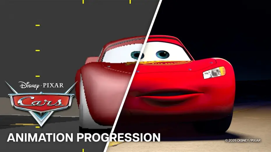 Відео до фільму Тачки | Animation Progression