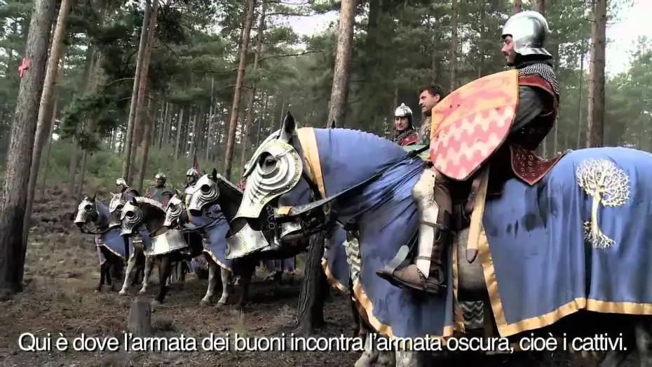 Відео до фільму Білосніжка та мисливець | Sul set della prima grande battaglia di Biancaneve e il Cacciatore (sottotitoli in italiano)
