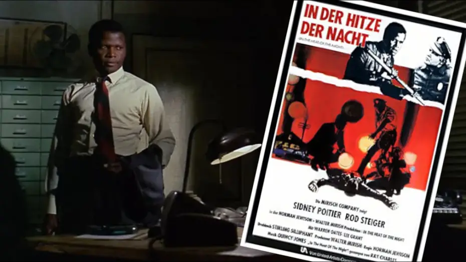 Відео до фільму Спекотної ночі — In der Hitze der Nacht (USA 1967 "In the Heat of the Night") Video Trailer deutsch / german VHS