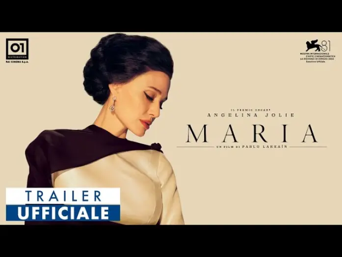 Відео до фільму Марія — MARIA di Pablo Larraín (2025) - Trailer Ufficiale (sub ita) HD