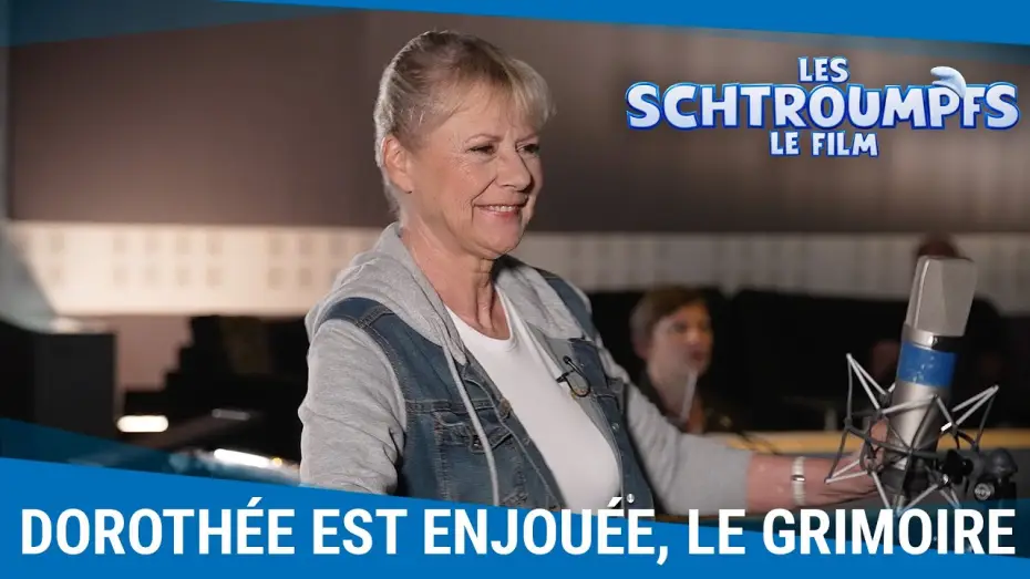 Відео до фільму Смурфи | Les coulisses de doublage avec Doroth&eacute;e