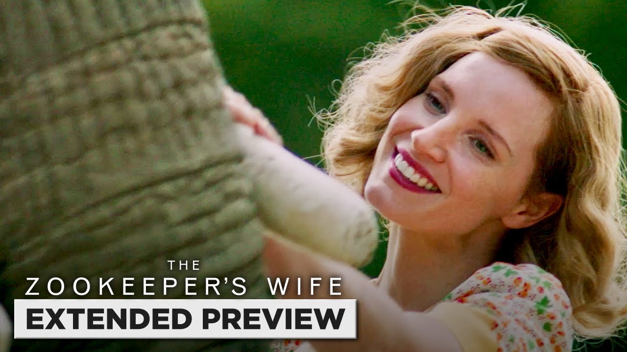 Відео до фільму Дружина доглядача зоопарку | The Zookeeper's Wife | Jessica Chastain Taking Care of Animals