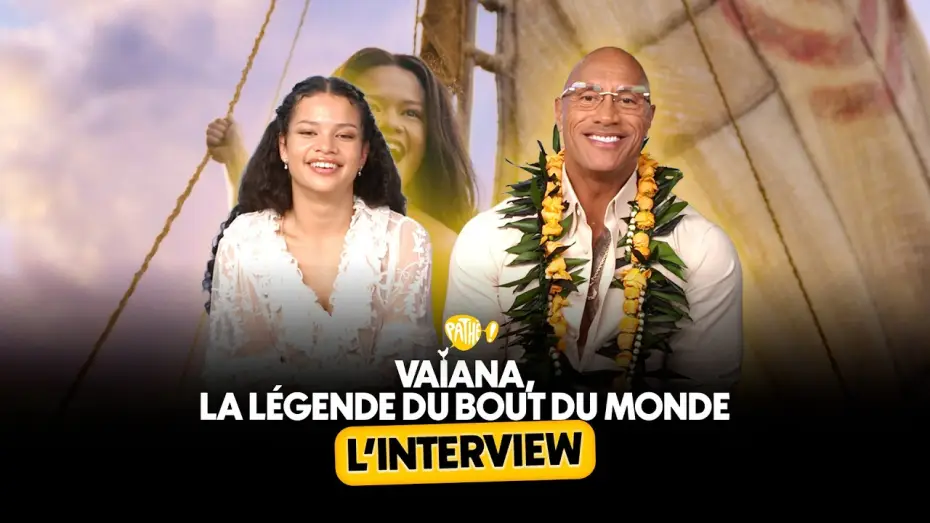 Відео до фільму Ваяна — L'INTERVIEW - VAIANA, LA LÉGENDE DU BOUT DU MONDE (Dwayne Johnson & Catherine Laga'aia )