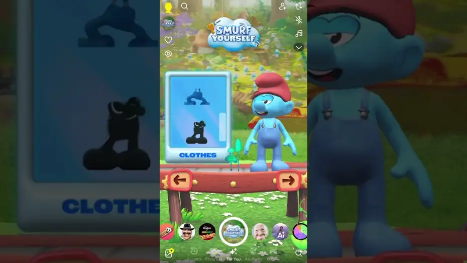 Відео до фільму Smurfs | Smurf Yourself Snapchat Lens