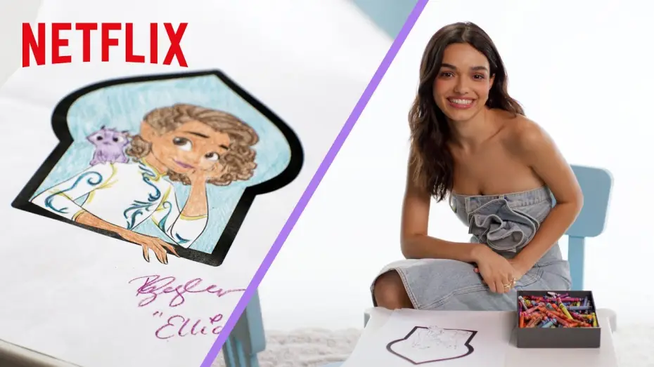 Відео до фільму Зачаровані | Rachel Zegler's Coloring Book Interview