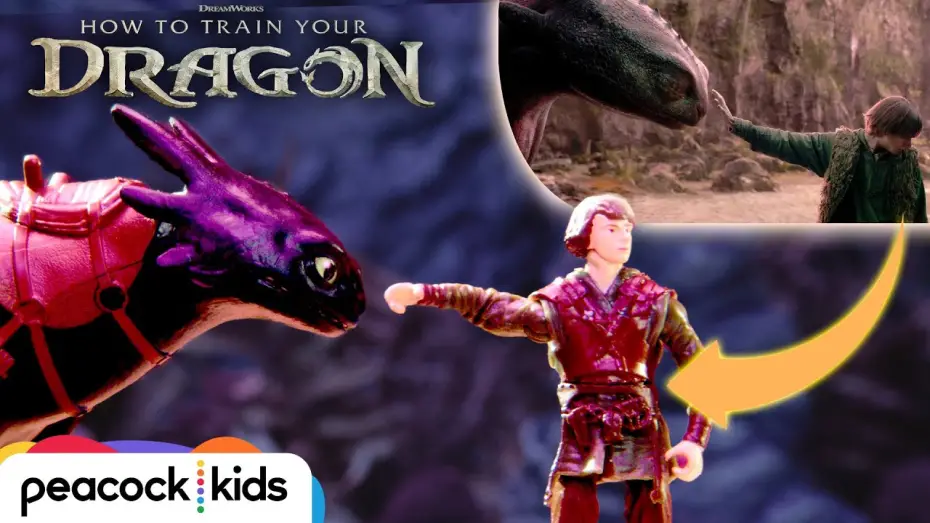 Відео до фільму Як приборкати дракона | How To Train Your Dragon Trailer... But with TOYS!