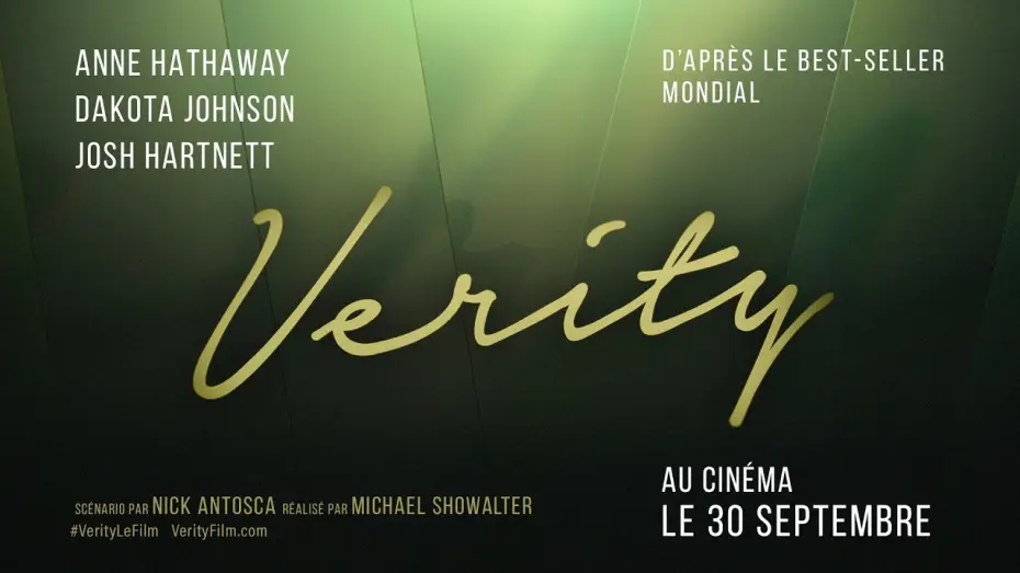 Відео до фільму Верітi | VERITY - Bande-annonce teaser officielle VOSTFR