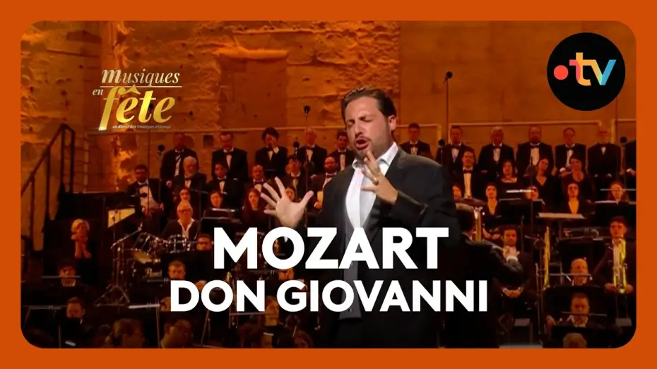 Відео до фільму Musiques en f&ecirc;te des Chor&eacute;gies d'Orange | Mozart - Don Giovanni, "Finch'ahn dal vino" avec Florian Sempey