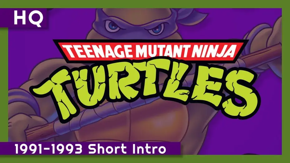 Відео до серіалу Підлітки Мутанти Ніндзя Черепашки — Teenage Mutant Ninja Turtles (Classic Series) (1991-1993) Short Intro