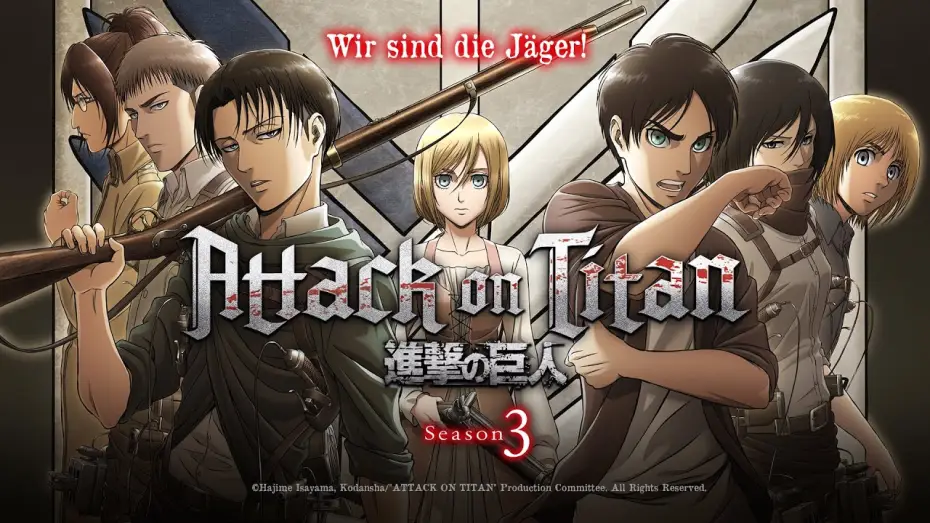 Відео до серіалу Атака титанів — Attack on Titan – 3. Staffel (Anime-Trailer Deutsch)
