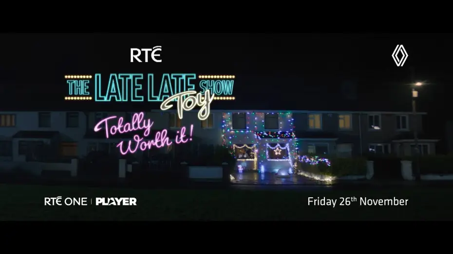 Відео до серіалу The Late Late Show — The Late Late Toy Show | RTÉ One & RTÉ Player | Friday 26th November 9:35pm