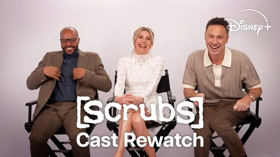 Видео к сериалу Клініка — Zach Braff, Donald Faison & Sarah Chalke Watch Classic Scrubs Moments