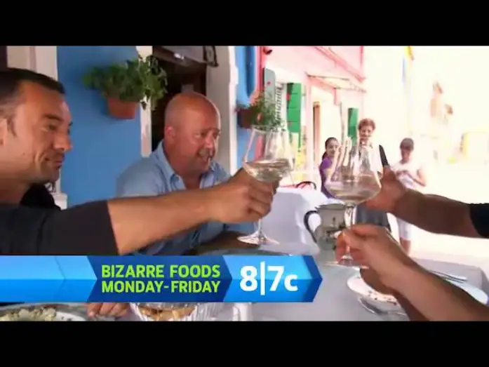Відео до серіалу Екзотична їжа з Ендрю Циммерном — Voice Over Talent - Travel Channel Bizarre Foods Promo Tagline