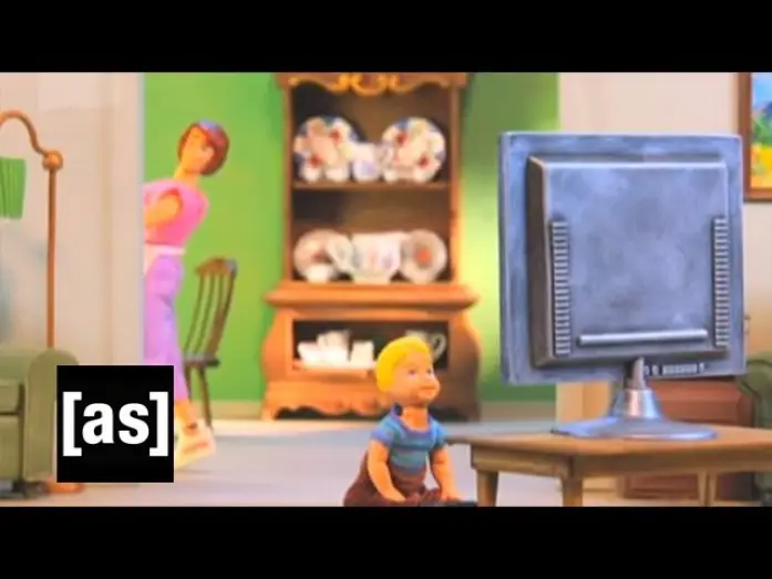 Видео к сериалу Робоцип — Don't Sit So Close | Robot Chicken | Adult Swim