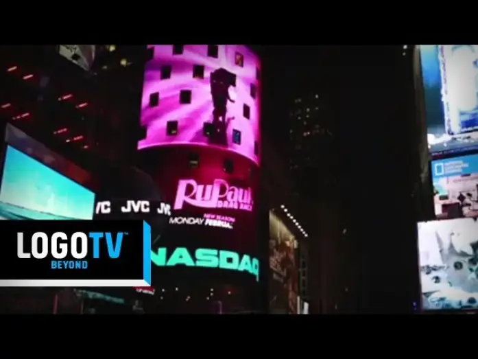 Відео до серіалу Королівські перегони РуПола — RuPaul's Drag Race Season 6 Billboards In Times Square - LogoTV