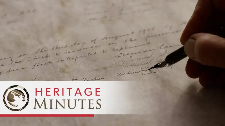 Відео до серіалу Heritage Minutes — Heritage Minutes: Naskumituwin (Treaty)