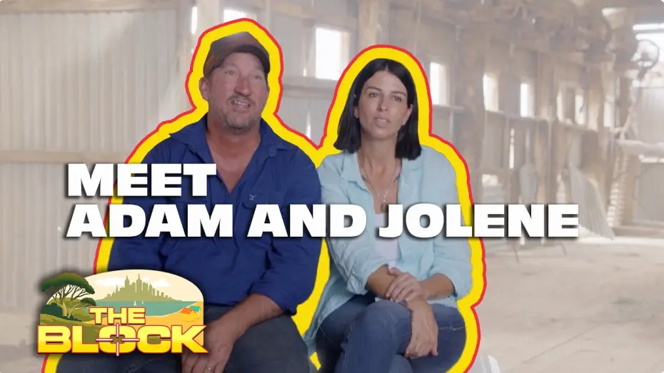 Відео до серіалу The Block — Meet Adam and Jolene | The Block 2026