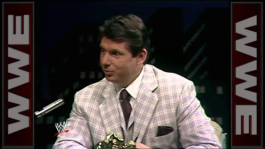 Відео до серіалу Tuesday Night Titans — Mr. McMahon interviews the legendary Lou Thesz: Tuesday Night Titans, June 26, 1984