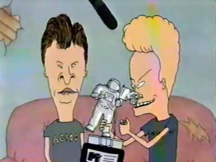 Відео до серіалу Бівіс та Батгед — Beavis & Butt head  1993 MTV Music Awards Clip VHSRiP