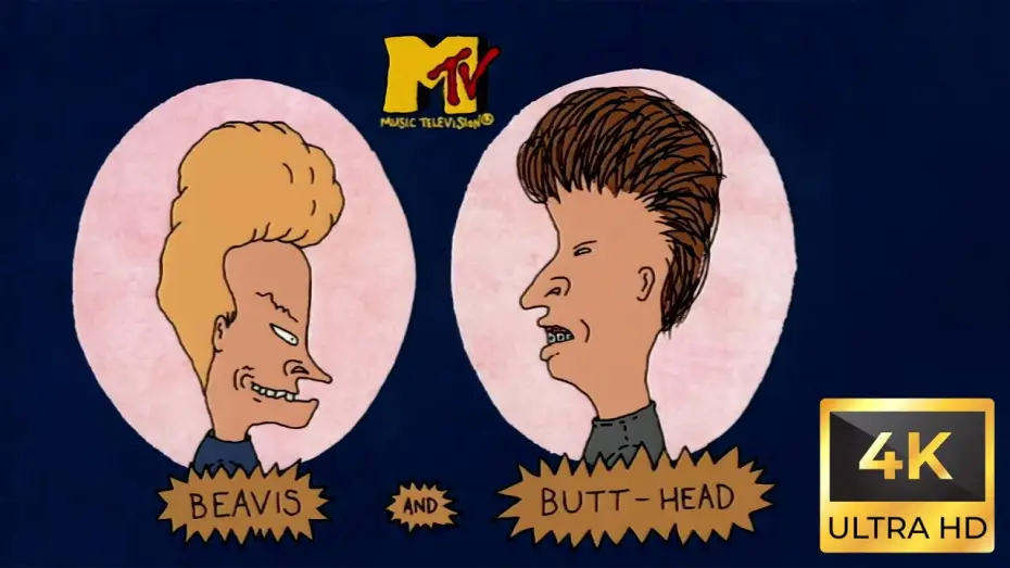 Відео до серіалу Бівіс та Батгед — Beavis and Butt Head (1993) Intro 4k Remaster