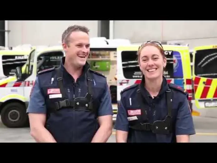 Відео до серіалу Paramedics — BEHIND THE SCENES of Paramedics - Mark & Carina, MICA