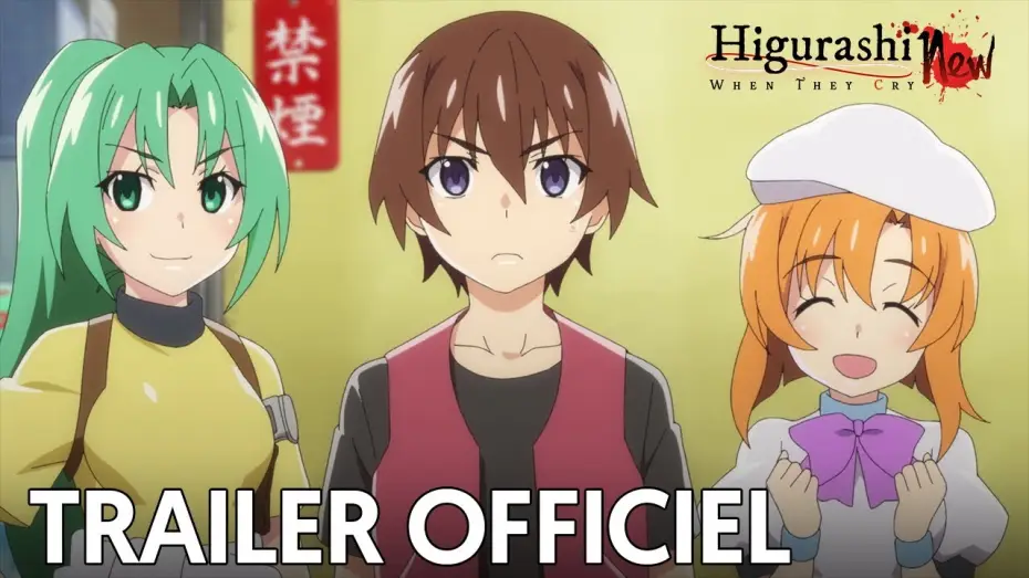 Відео до серіалу У час, коли плачуть цикади — Higurashi : When They Cry - New - Bande Annonce [VOST]