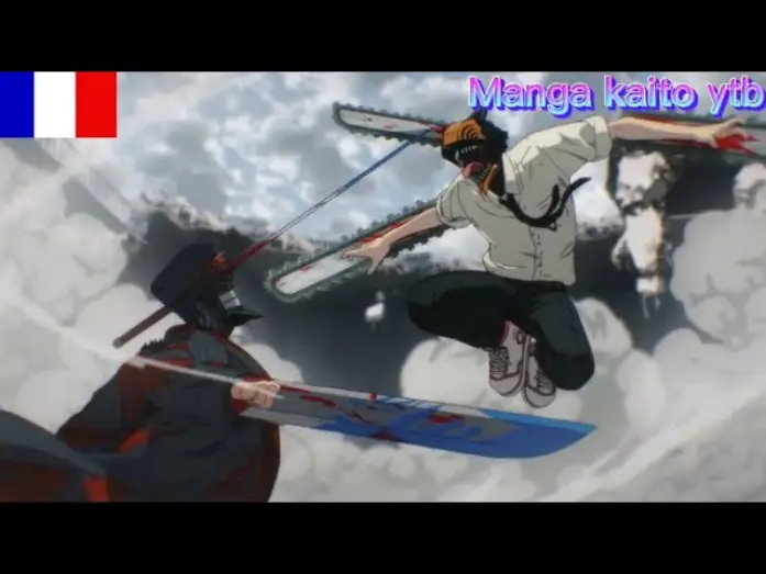 Відео до серіалу Людина-бензопила — Denji vs Demon katana |Chainsaw man VF🇫🇷|