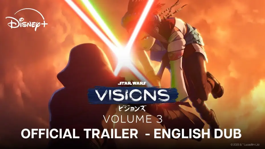 Відео до серіалу Зоряні війни: Видіння — Volume 3 English Dub Trailer