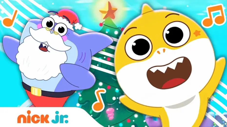 Видео к сериалу Велике шоу Малюка Акули! — Fishmas Carols w/ Baby Shark! | Baby Shark's Big Show | Nick Jr.