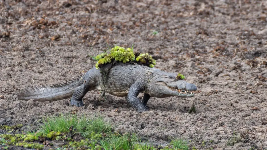 Відео до серіалу Планета Земля III — Mugger Crocodile Ambushes Deer at Watering Hole | Planet Earth III