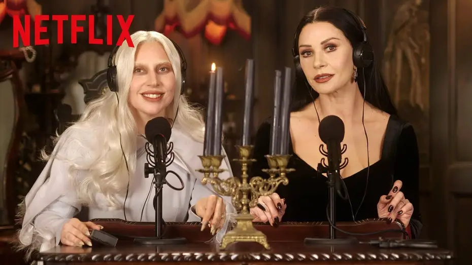 Відео до серіалу Венздей — Lady Gaga & Catherine Zeta-Jones Morbid ASMR - Season 2