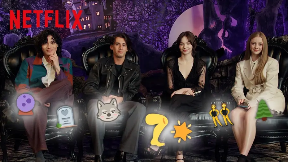 Відео до серіалу Венздей — The Cast Spoil Season 2 with Emojis Only