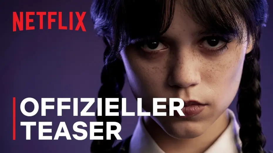 Відео до серіалу Венздей — Offizieller Teaser: Ans Licht gebracht: Wednesday Addams