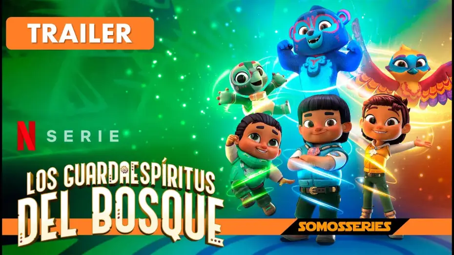 Відео до серіалу Секрет юних рейнджерів — Los Guardaespíritus del Bosque Netflix Trailer Español Serie Tv Infantil 2022 Spirit Rangers
