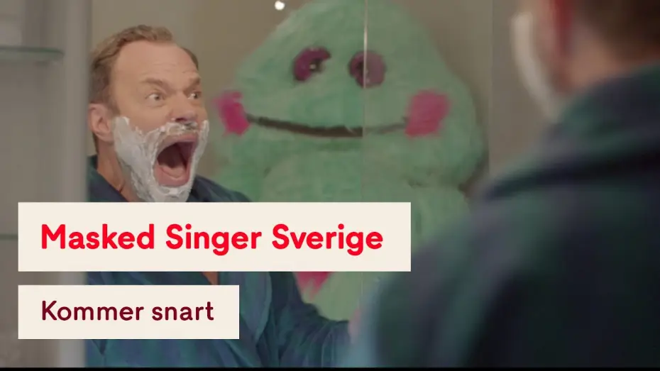 Відео до серіалу Маскаваний співак Швеція — David Hellenius får oväntat besök i badrummet - Masked Singer Sverige