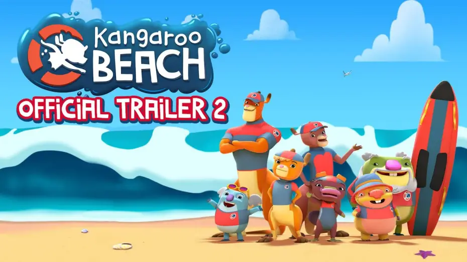 Відео до серіалу Кенгуру Біч — KANGAROO BEACH TRAILER 2 | Coming to ABC Kids in January 2021!