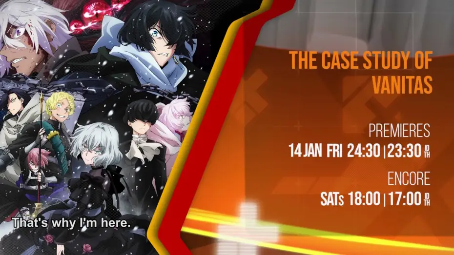 Відео до серіалу Мемуари Ванітаса — The Case Study of Vanitas (2nd Cour) | Premiering on ANIPLUS - Short PV 1 (English Sub)