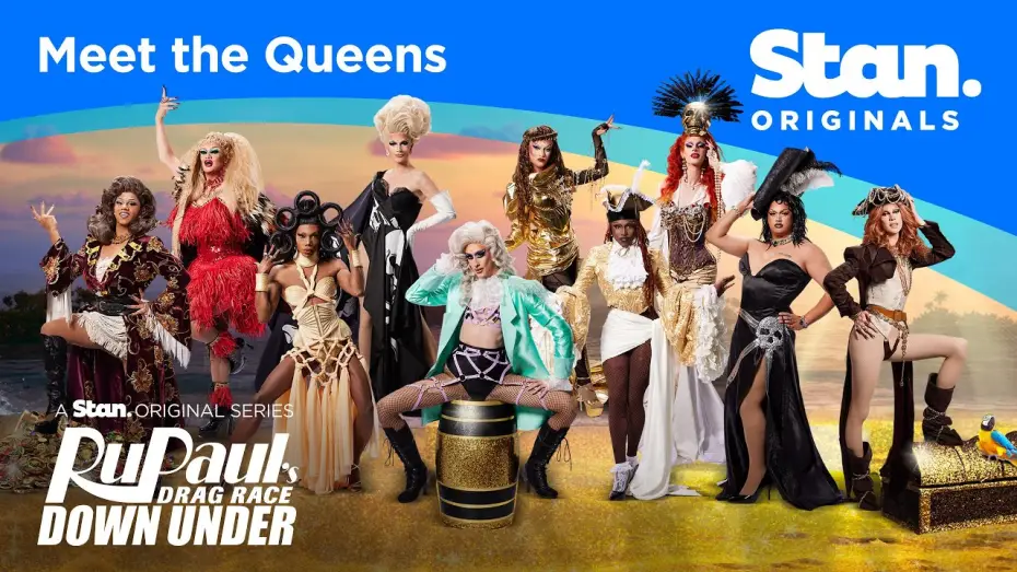 Відео до серіалу Drag Race Down Under — Meet the Queens | RuPaul's Drag Race Down Under S3 | A Stan Original Series.
