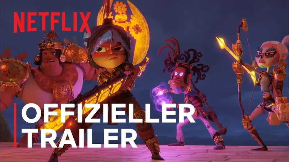 Відео до серіалу Майя та три воїни — Maya und die Drei | Offizieller Trailer | Netflix