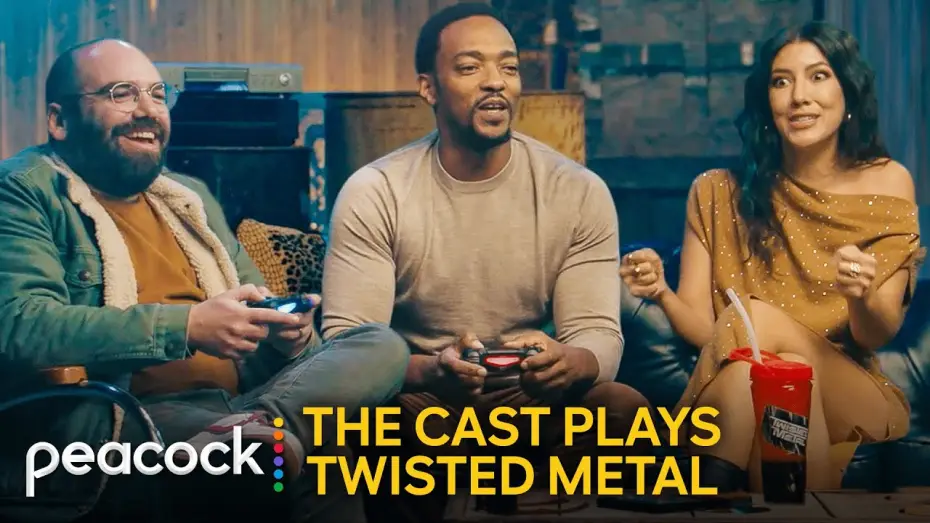 Відео до серіалу Покручений метал — Anthony Mackie, Stephanie Beatriz & Michael Jonathan Smith Face Off Playing Twisted Metal Video Game