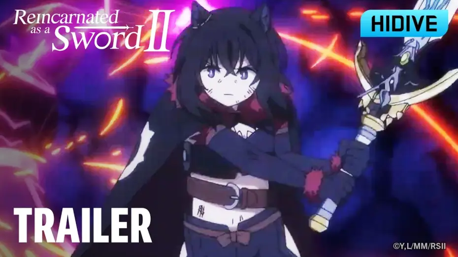 Відео до серіалу Моє переродження в меч — Сезон 2 — Reincarnated as a Sword Season 2 | Trailer | Coming Oct 2026 to HIDIVE