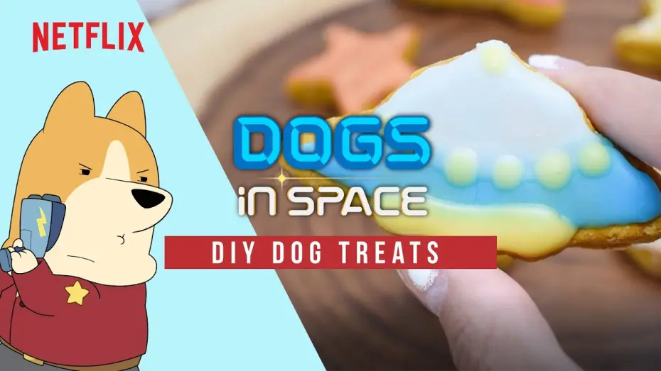 Відео до серіалу Чотирилапі астронавти — DIY Dog Treats Tutorial Inspired by Dogs in Space 🦴 Netflix Futures