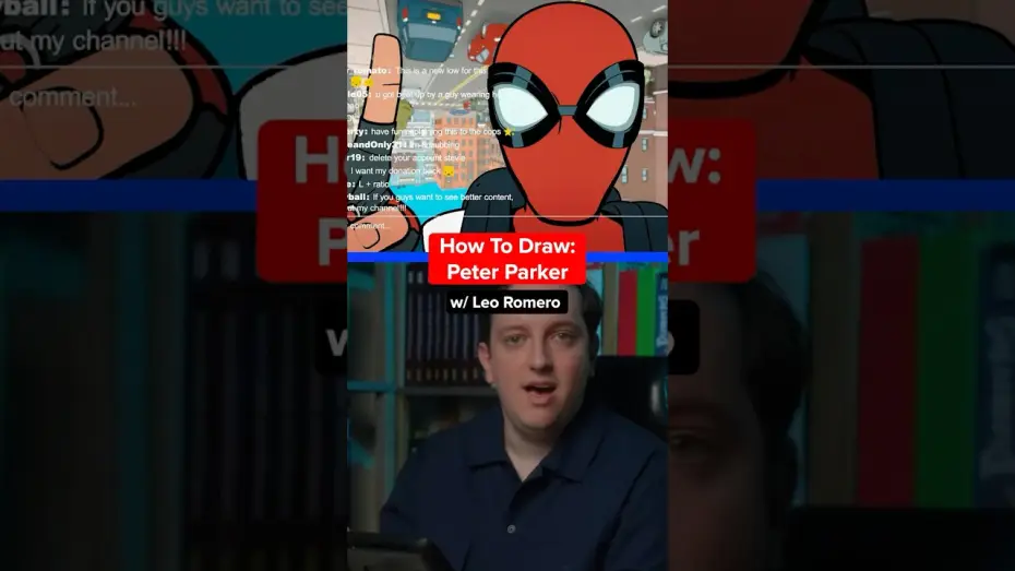 Відео до серіалу Ваш дружній сусід Людина-павук — How To Draw Spider-Man