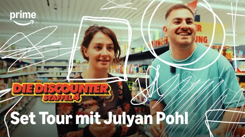 Відео до серіалу Die Discounter — Hinter den Kulissen von Die Discounter mit Julyan Pohl