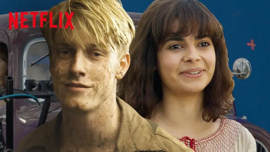Відео до серіалу Все те незриме світло — On Set With Aria Mia Loberti & Louis Hofmann