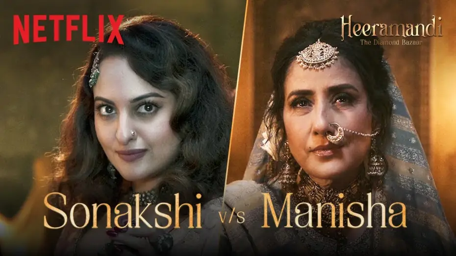 Відео до серіалу Блиск діамантів — Mallikajaan v/s Faredaan | Heeramandi: The Diamond Bazaar | Sanjay Leela Bhansali | Netflix