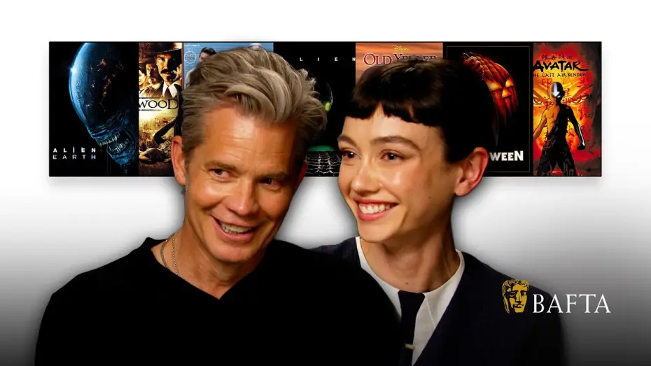 Відео до серіалу Чужий: Земля — Alien Earth's Timothy Olyphant & Sydney Chandler Remember Their Hilarious First Auditions | BAFTA