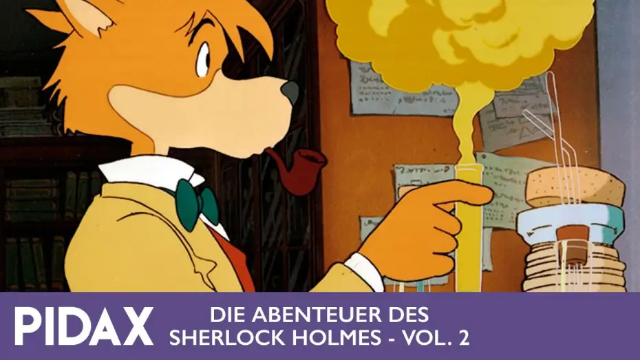 Відео до серіалу Шерлок Гаунд — Pidax - Die Abenteuer des Sherlock Holmes, Vol. 2 (1984/5, Hayao Miyazaki)